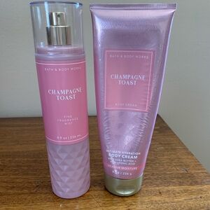 Bath & Body Works Pink Champagne Toast Duo